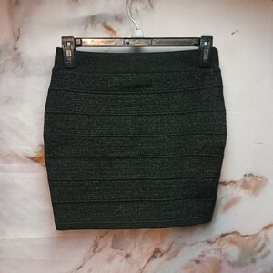Hera Black Sparkly Skirt